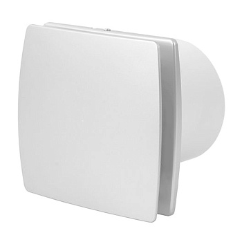 Вентилятор EET120-125 с крышкой белый Europlast Латвия 150м3 42дБ 120-125 мм