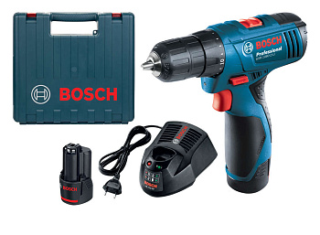 Аккум. дрель BOSCH GSR 1080-2-LI 10.8 В, 28 нм, 1,25кг. 2 акк. 1,5Ач