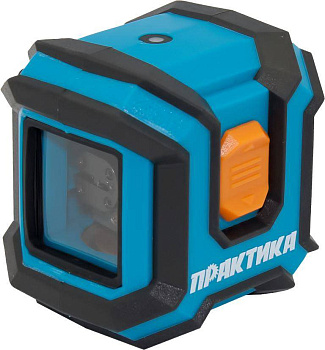 Лазерный линейный нивелир ПРАКТИКА НЛ-2Л крест 10м./649-424*