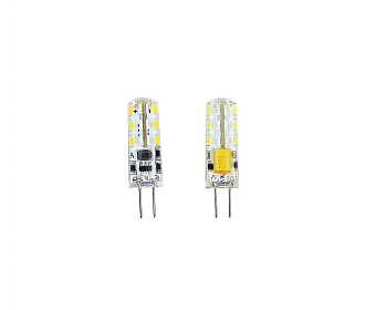 Лампа LED G4 3,5Вт-3Вт /12В/2700К/теплый цвет/силикон/GENERAL