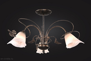 Люстра универсал 2-9403-3-BKS E14 золото/черный