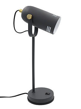 Светильник настольный НТ-705 BA черный латунь