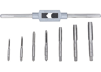 Набор метчиков М3-М12+ метчикодержатель/77308