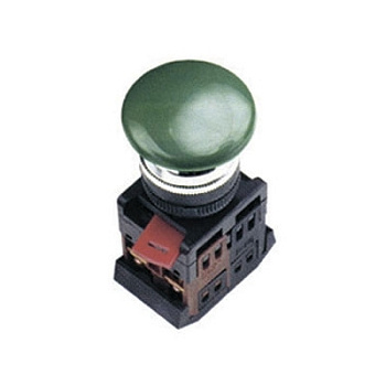 Кнопка-Гриб АЕА-22 зелен/1з1р d22мм/230В /ИЭК/TDM