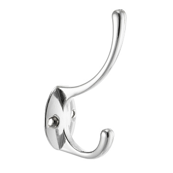 Крючок 2-х рожковый №26/К17СР хром