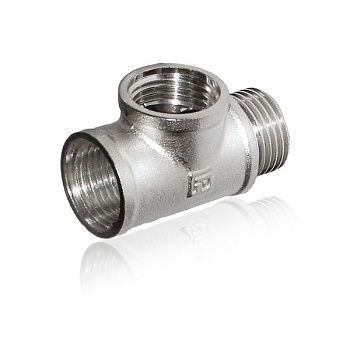 Тройник 1/2 " В-В-Н  никель /134