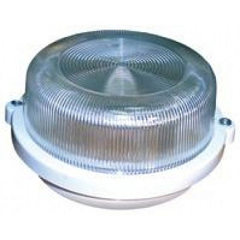 Светильник НБП-60Вт белый круг без решетки таблетка/С000010