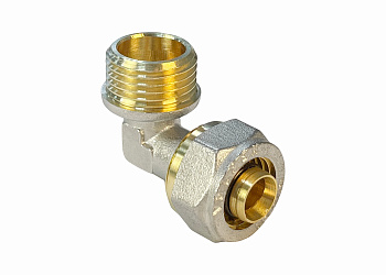 Угольник обжимной Valfex с переходом на НР 16*1/2