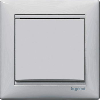 Механизм выключателя1 клавишный 10А белый Valena