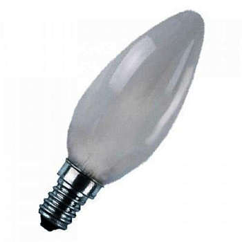 Лампа накаливания свеча Е14 60Вт матовая/ДС***