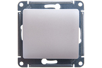 Переключатель одноклавишный GLOSSA перламутр сх.6  GSL000661