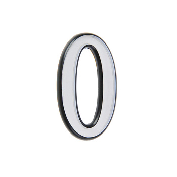 Цифра "0" Хром
