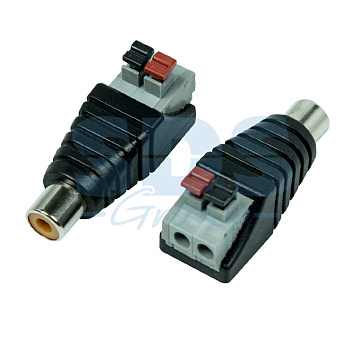 РАЗЪЕМ гн RCA с быстрозажимной колодкой (блистер) REXANT/14-0414-2