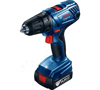 Дрель аккумуляторная BOSCH GSR 140-LI (14,4 В, БЗП 13мм, 2скор, 50нм, 1,53кг, 2акк-1,5Ач, кейс)