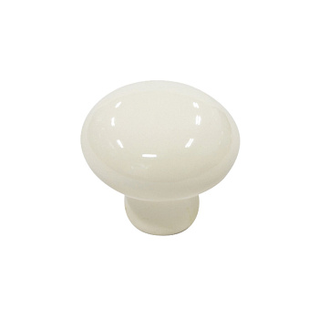 Ручка-кнопка пластик белая