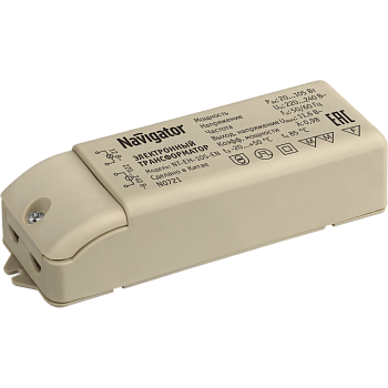 Трансформатор электронный 220/12V 105Вт/"ZORN NEW"/Navigator
