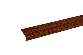 Порог для кромок ступеней 24*8мм-90см дуб темный