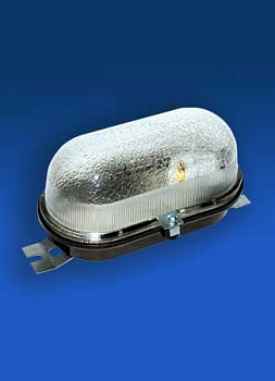 Светильник НБП-60Вт овал  большой черный