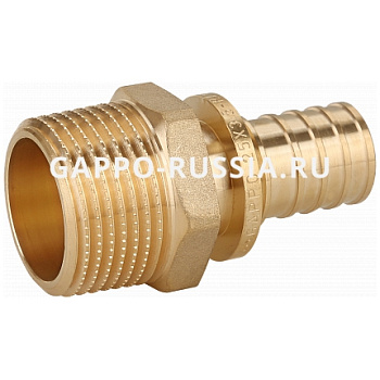 Соединитель с наружной резьбой аксиальный 16*1/2 VALFEX/GAPPO 