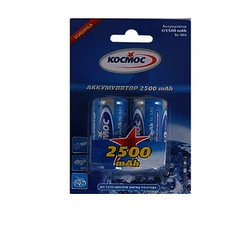 Аккумулятор R14 2500-3000мAh