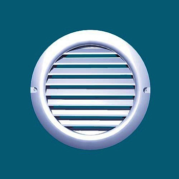 Решетка пластиковая ПКп145 /100  круглая с  фланцем