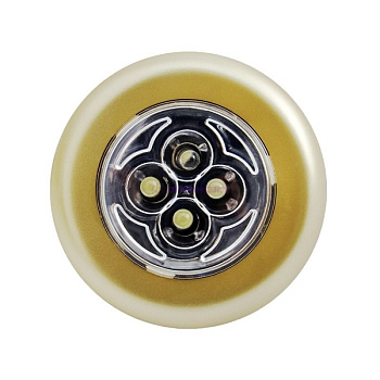 Ночник PL-4led светильник по 1 шт в блистере, золото