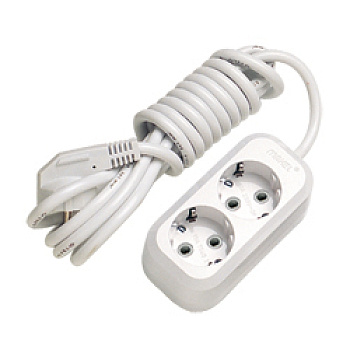 Удлинитель 2*3 м с/з/16А/ ПВС 3х1/ UNIVersal