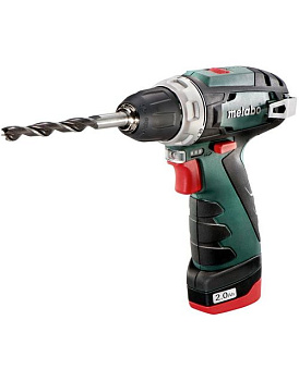 Аккумуляторный винтоверт Metabo PowerMaxx BS Акк.винт 10.8В 2х2.0,LC40