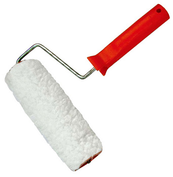 Валик малярный с рукояткой "Ягнёнок", ось 6мм, D48мм, 200мм/04-2-420