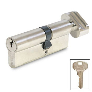 Цилиндровый механизм 80-ZСN/ключ-завертка/никель