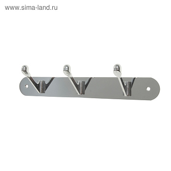 Вешалка 3 рожка хром К140***