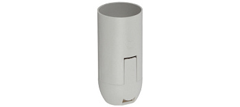 Патрон Е14 подвесной,пластик белый  