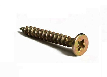 Саморез универсальный желтый 6,0*120