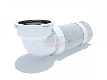 Присоединитель  для унитаза  320-750 мм угловой 90 гр/ANI К729R