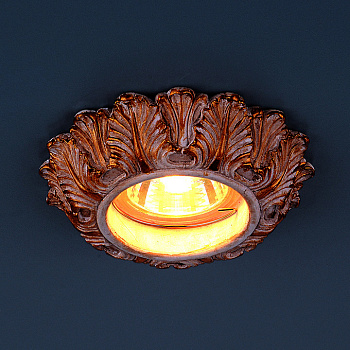 Свет.точ. 4022 MR16 50Вт/айвори/зол/114х44мм