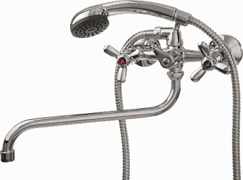 Смеситель Ledem ванная крест керамика L2112