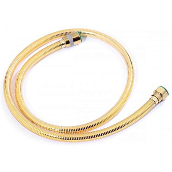 Душевой шланг KAISER 1.75   Cold  Luxus Золото, усиленный металлический  /0021