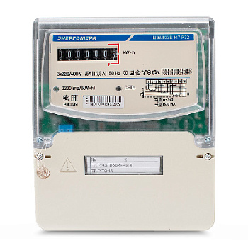 Счетчик ЦЭ6803В 5-60 3ф1тар М7Р32 380V/на DIN