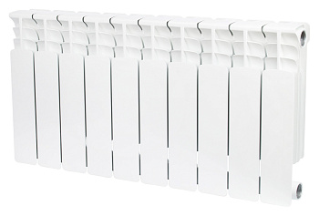 Радиатор ROYAL THERMO Revolution Bimetall 500/80 10 секций (белый)