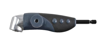 Адаптер угловой металлический прорез. 45гр./37853