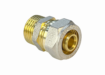 Соединитель обжимной Valfex c переходом на НР 16*1/2 