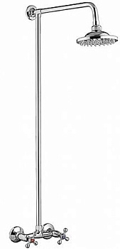 Душевая стойка Ledem L2408  c тропическим душем керамика цинк 