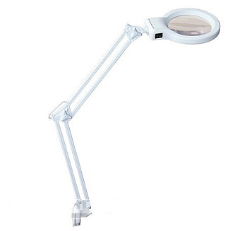 Св-к светод-ый Леда С-20 8 вт струбцина белый с линзой