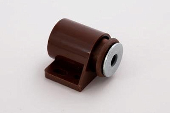 Магнитная защелка цилиндрическая, Коричневая 