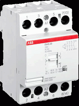 Контактор ABB ESB 4 п40-40 40А 220V АС/DC/4НО