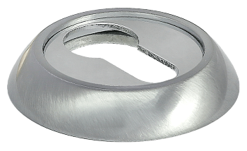 Накладка на ключевой цилиндр MORELLI MH-KH SC/CP круг  Матовый хром/полированный хром