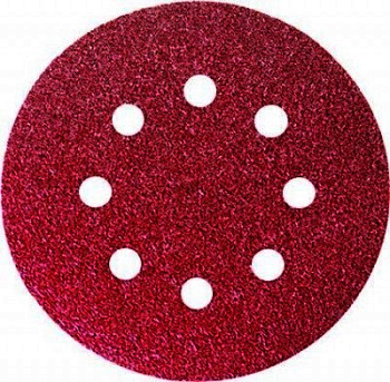 Абразивный круг на ворсовой основе с отверстием 125мм Р150
