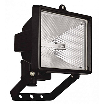 Прожектор под галогенную лампу 500Вт черный/IEK***