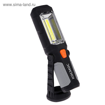 Фонарь Космос 6003COB 1 Led 5W автомобильный 3*R03 крючок , магнит