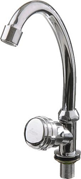 Смеситель  LEDEME для  кухни "МОНО", цинк, керамическиая кран-букса /4195